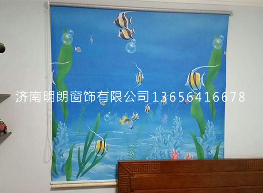 喷画logo窗帘,济南喷画窗帘价格,济南喷画窗帘批发